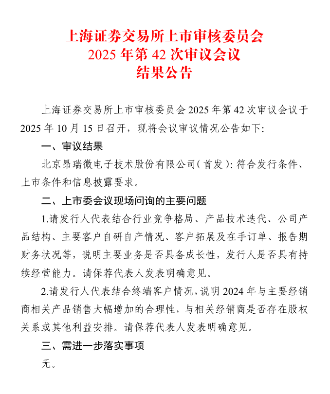 刚刚，两家公司IPO过会！