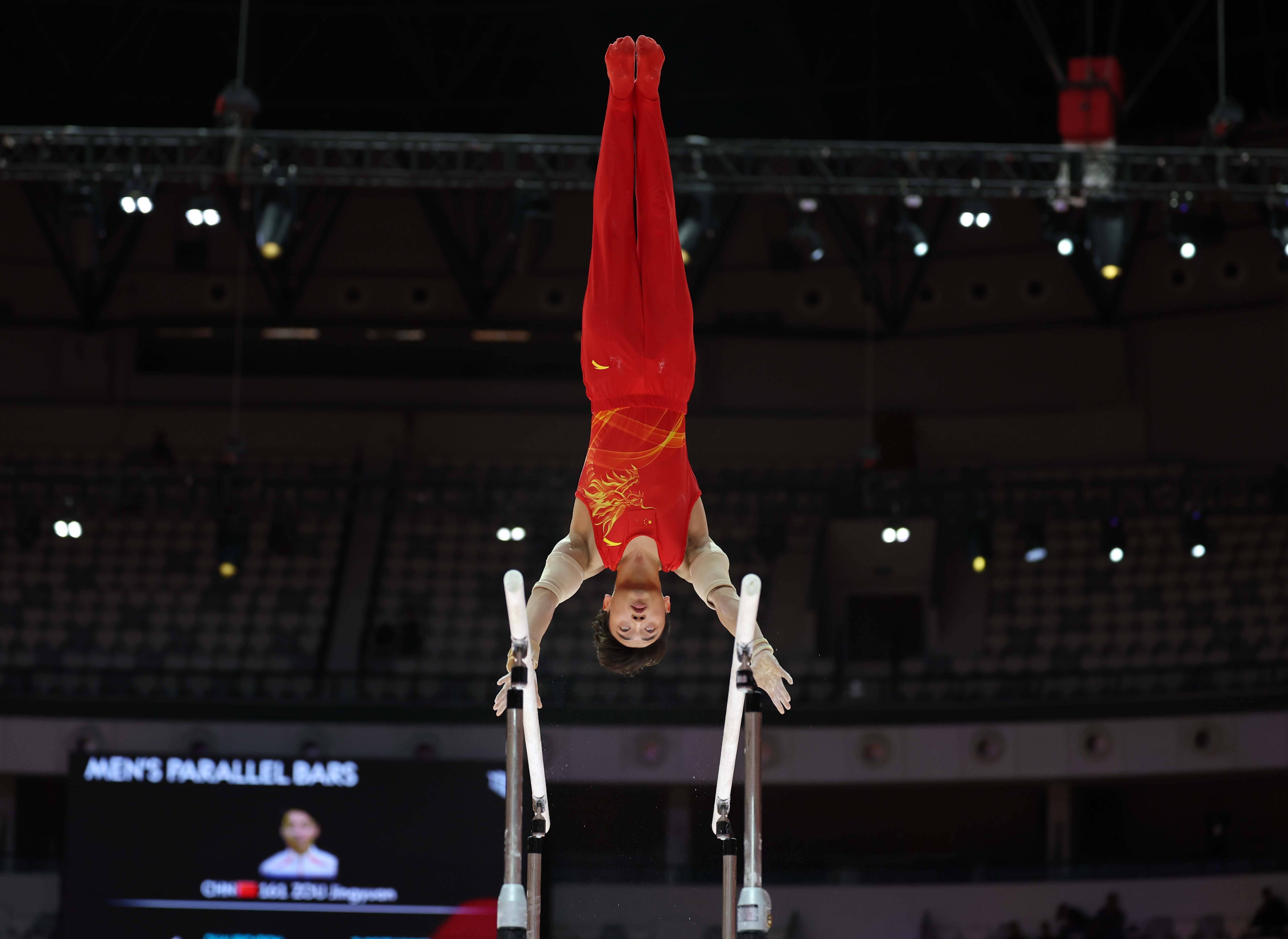 —世锦赛:邹敬园获男子双杠冠军
