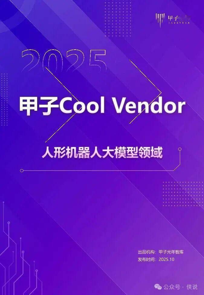 2025年人形机器人大模型领域报告