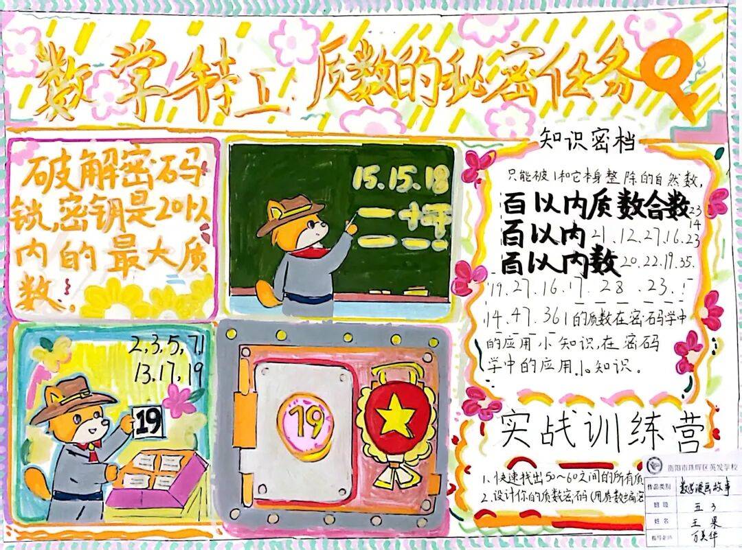 —五,六年级"数学漫画创意手抄报"活动总结与思考