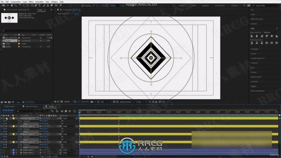 ae专业级流畅无缝循环动画制作训练视频教程