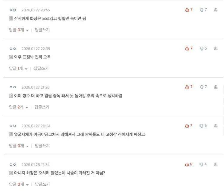 顶级女爱豆因”夸张”唇妆引发争议，刻意描画丰唇效果，显得“用力过猛” 插图1