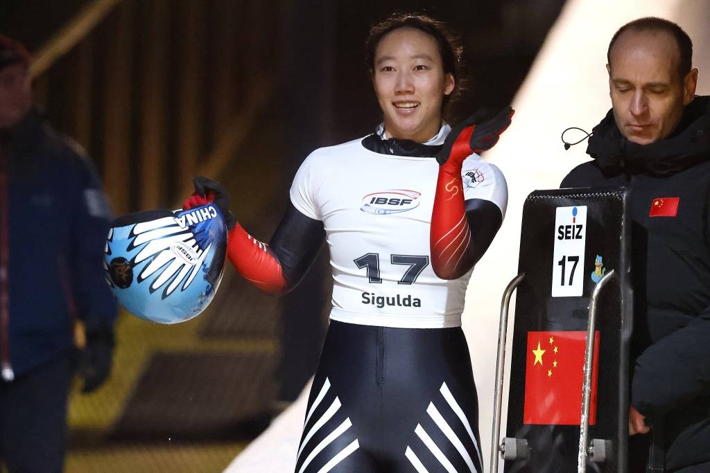 为中国女子钢架雪车实现奥运突破赵丹就是那