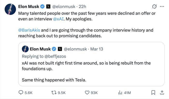 马斯克罕见致歉:公司从一开始就没建好