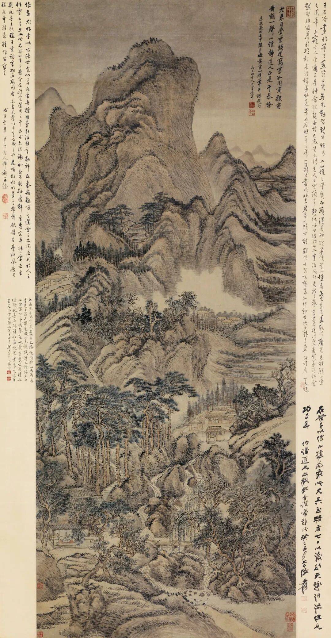 赏画 | 王翚《松壑隐居》_黄鹤一_谷子_丹丘