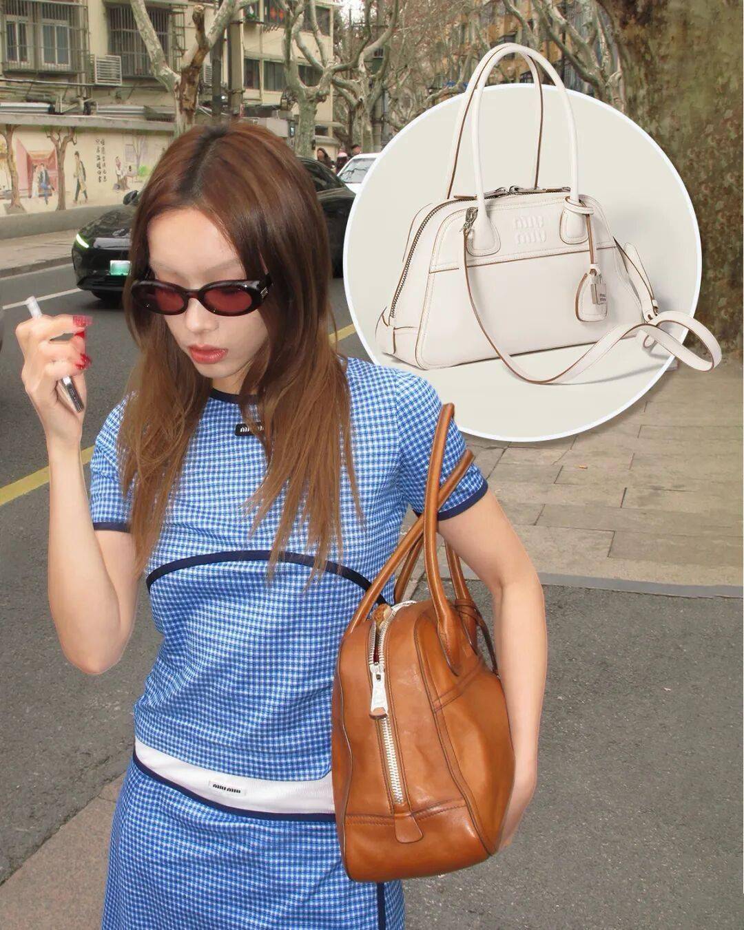 刘柏辛不仅如此这款包在能装方面也格外突出