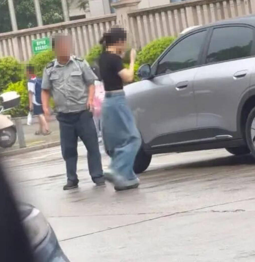 “女子脚踹保安后反被扇一耳光”，律师解读保安行为：超过必要限度，或不属于正当防卫