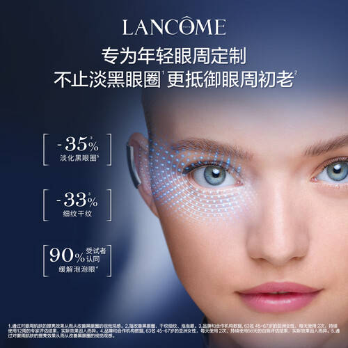 兰蔻超修小黑瓶眼霜:告别黑眼圈,焕亮你的双眸!_肌肤_消费者_成分