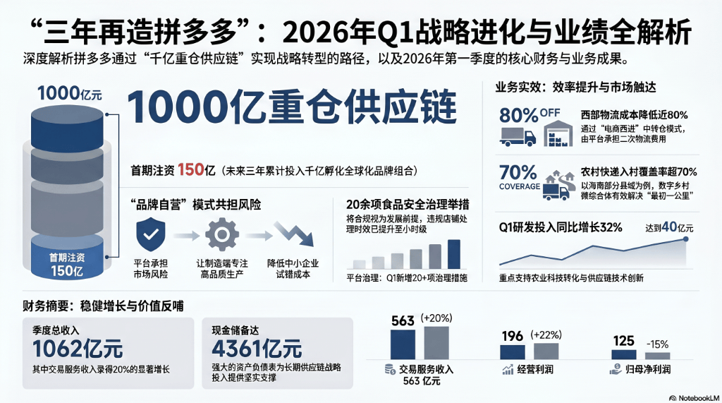 拼多多电话会：三年、千亿、“再造拼多多”，走到哪了？