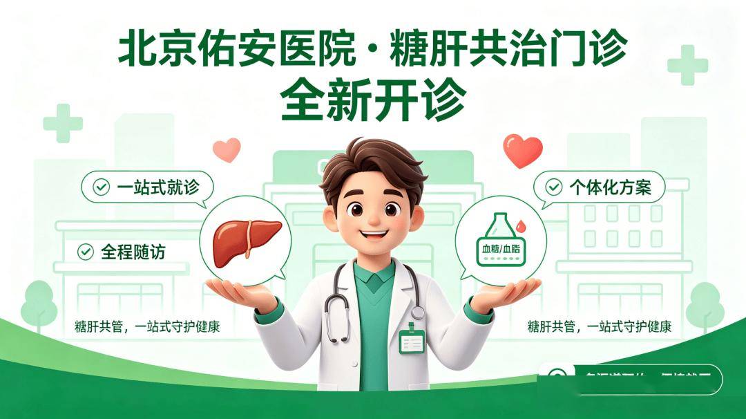 【佑安服务】门诊上新，北京佑安医院糖肝共病门诊全新开诊