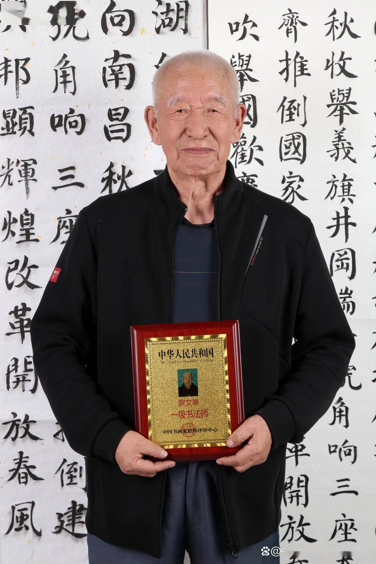罗文举一级书法师