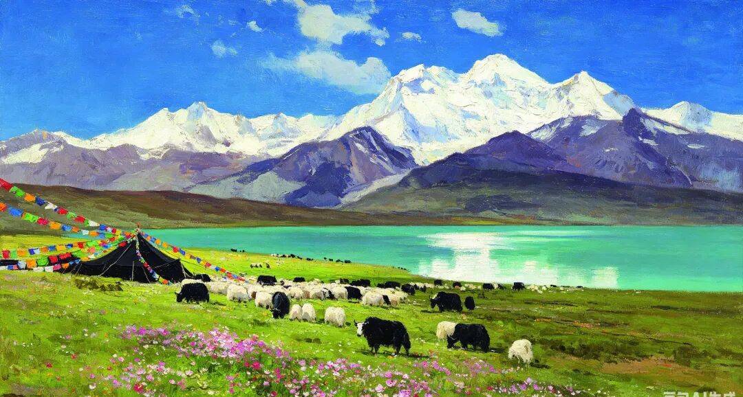 《油画果洛》
