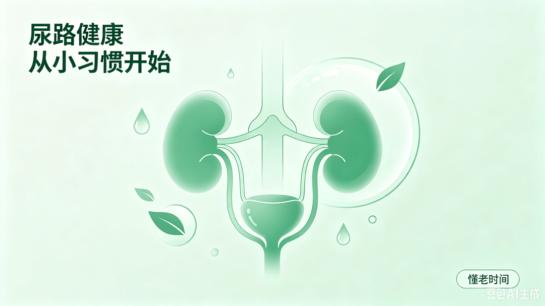 懂老时间 | 小便通畅别忽视，这些小习惯管大用