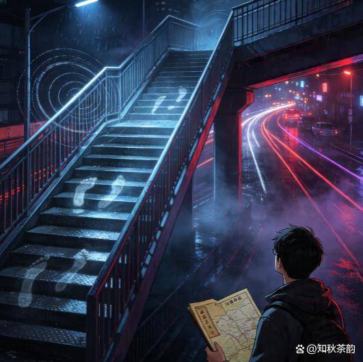 都市天桥深夜空响，无人却有循环脚步声，古本方志解锁城市隐藏怪谈真相
