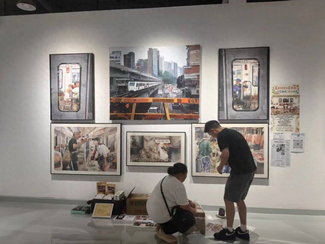 艺术走出画框，重庆“背篓专线”菜摊摆进宋庄艺术馆！