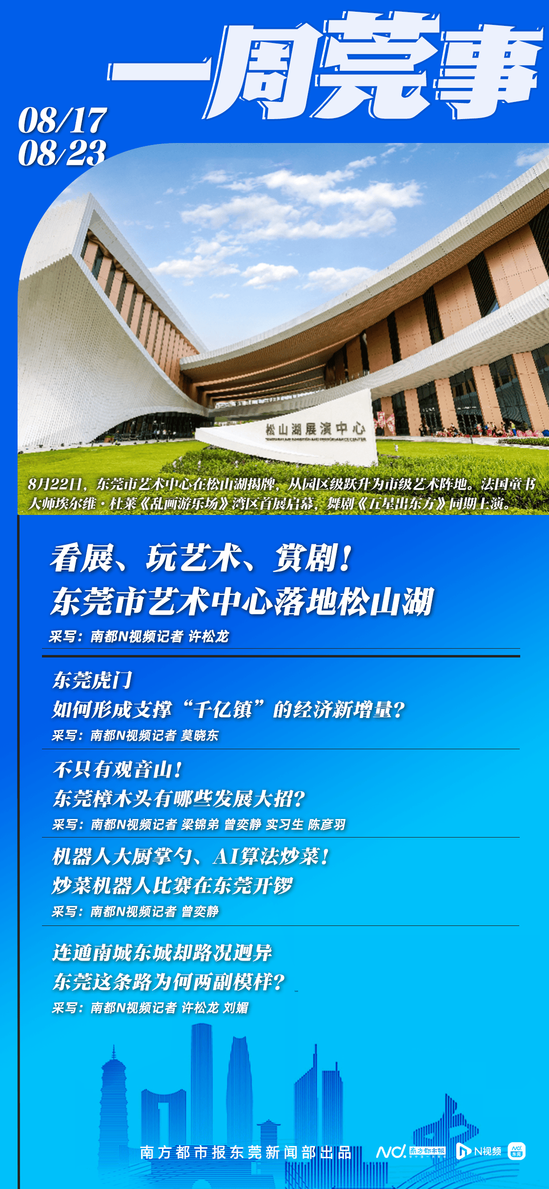 东莞市艺术中心落地！市民看剧逛展又有新去处｜东莞一周