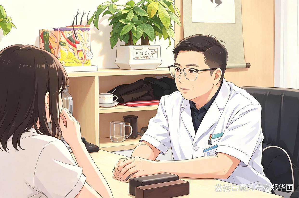 重视白癜风早期诊疗，郑华国医生阐述早期干预的康复优势