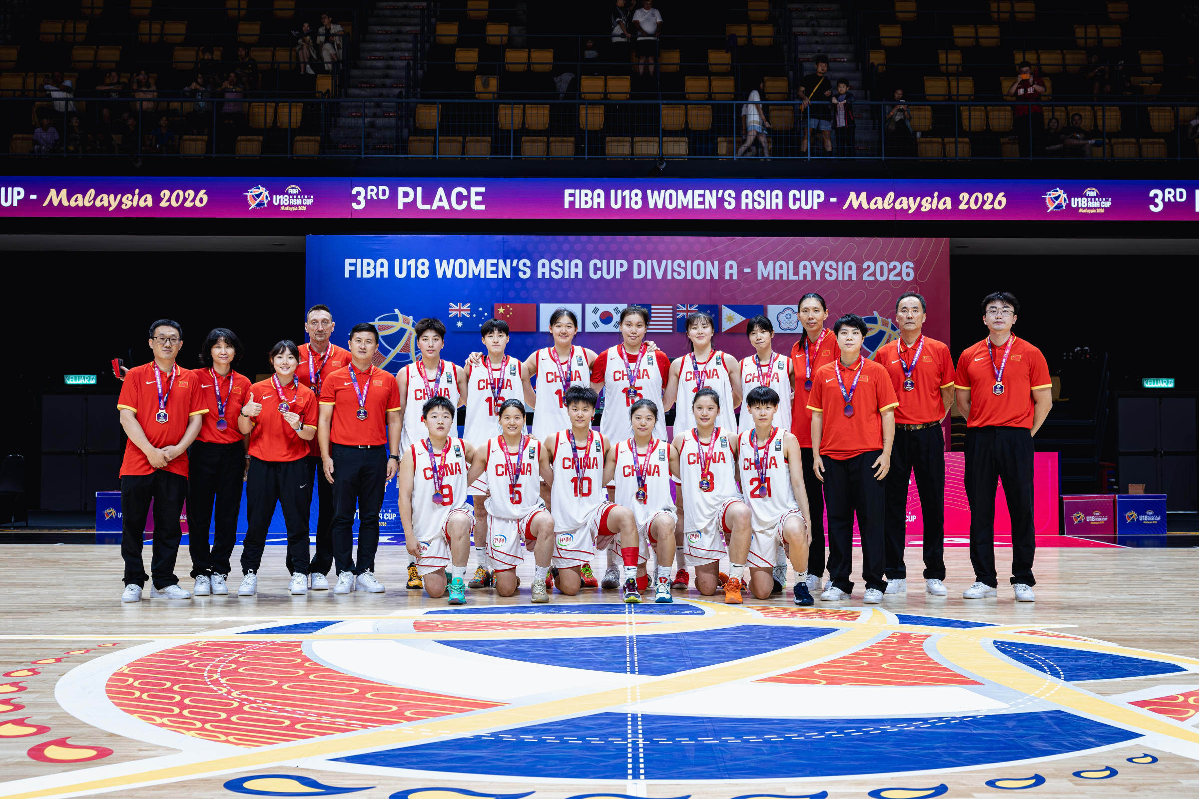 U18女篮亚洲杯中国队大胜韩国队获季军