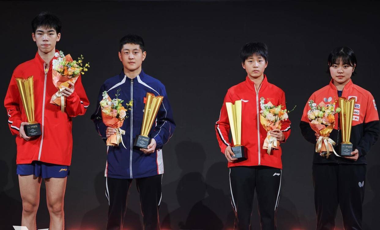 4-1夺冠！国乒14岁新星崛起掀翻世界第五，王楚钦师弟蜕变：打球意志更加坚定