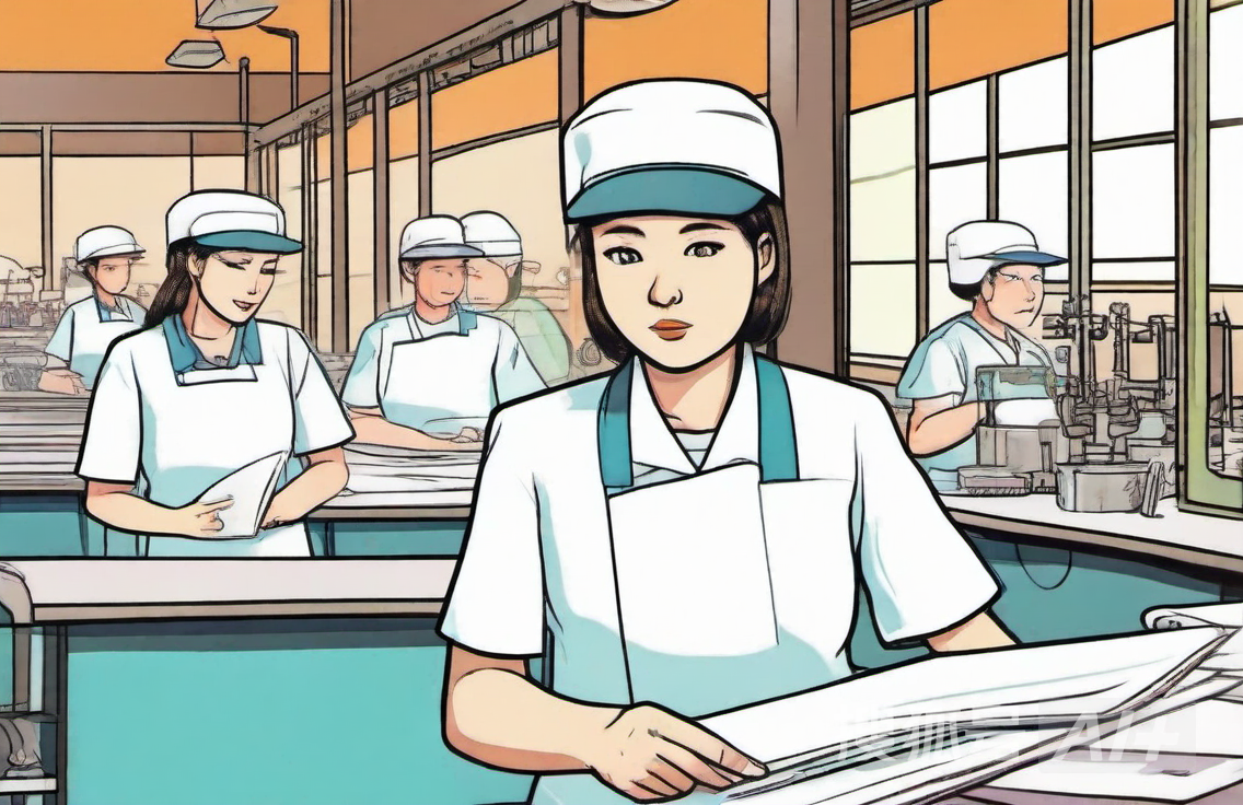 前女团成员解散后在工厂做女工