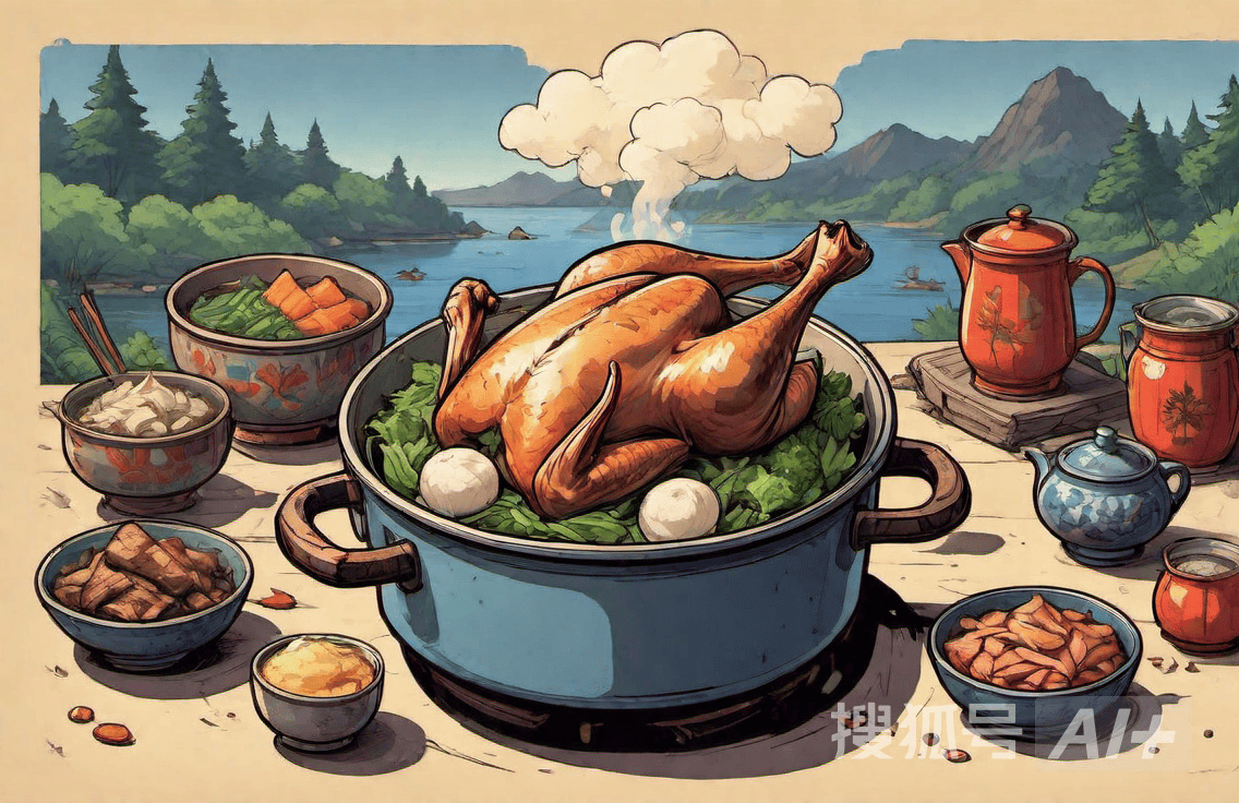 铁锅炖大鹅动漫图片图片