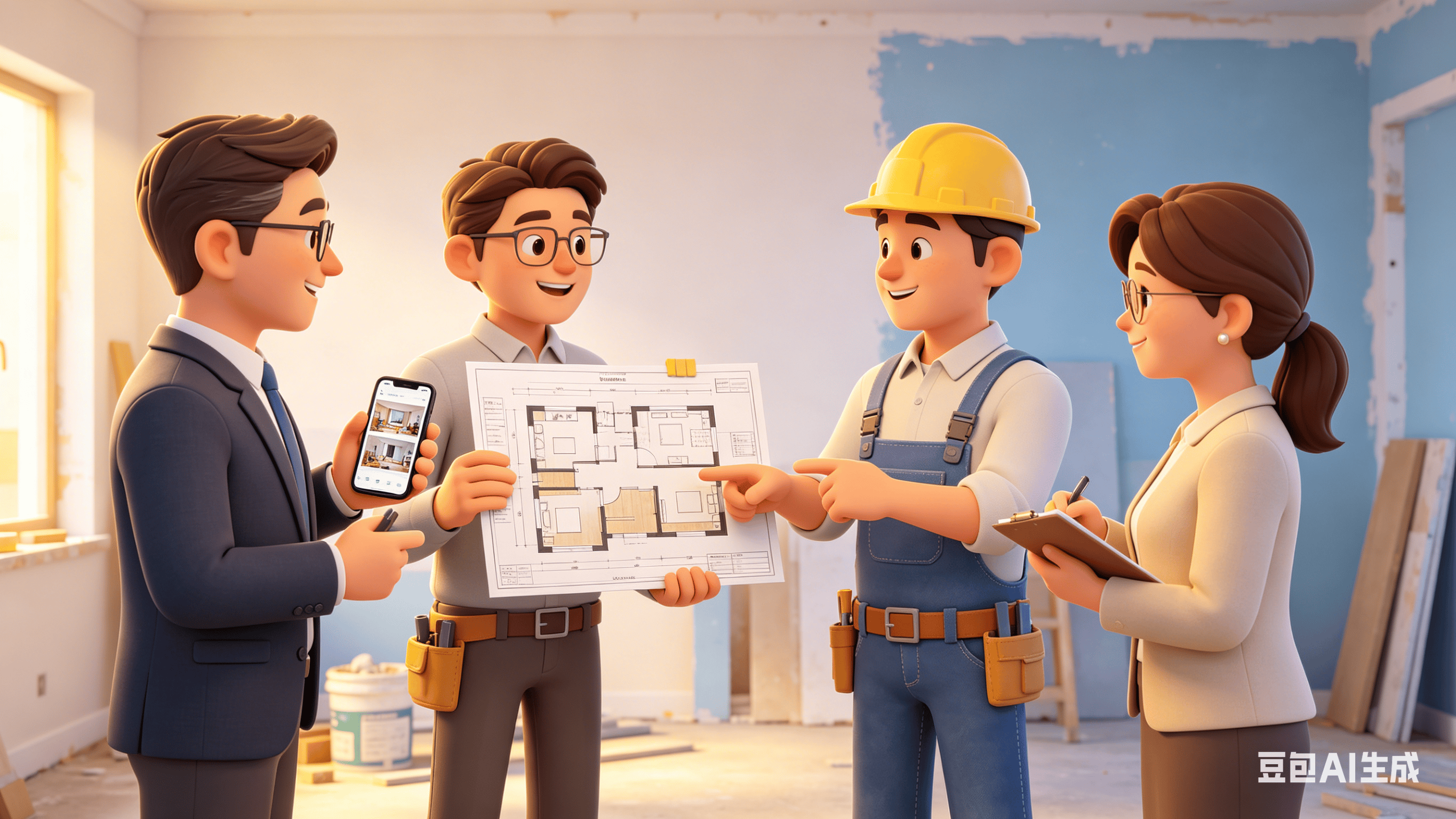 室内装修场景动漫3D图片生成 (4).png